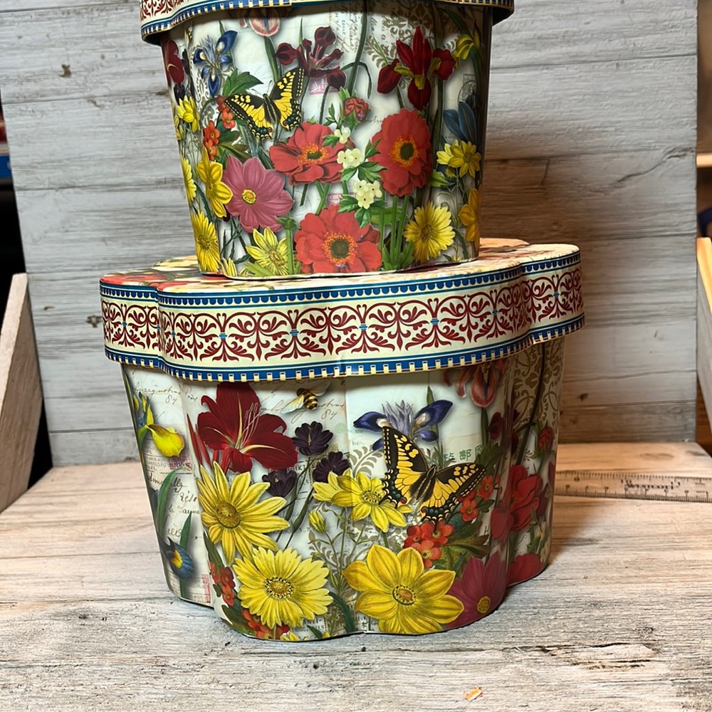 Vintage Punch Studio 91093 Kirshner Decorative Arts Floral Collection 2 sizes